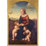 Stanislas Zaleski (19th century) After Raphael (1483-1520) La Belle Jardinière Signed and dated