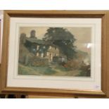 Alfred Heaton Cooper (1864-1929) ''Robin Cottage, Robin Lane, Troutbeck'' Signed, watercolour,