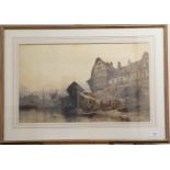 Paul Marny (1829-1914) ''Montrechard'' Signed, watercolour, 42.5cm by 65cm Provenance: Brenchley