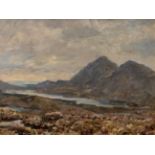 Herbert Royle (1870-1958) Scottish landscape Oil on board, 27.5cm by 38cm Artist's Resale Rights/