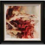 Anna Razumovskaya (Contemporary) Russian ''English Rose'' Signed and numbered 33/195, giclee