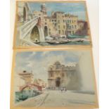 John Barrie Haste (1931-2011) ''Rialto, Venice'' Signed, inscribed and dated (19)89, watercolour