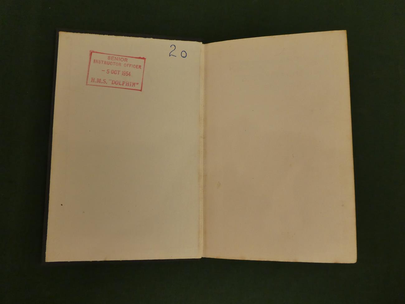 Fleming (Ian) Casino Royale, Cape, 1953, first edition, H.M.S Dolphin stamp and ink number to - Image 6 of 8