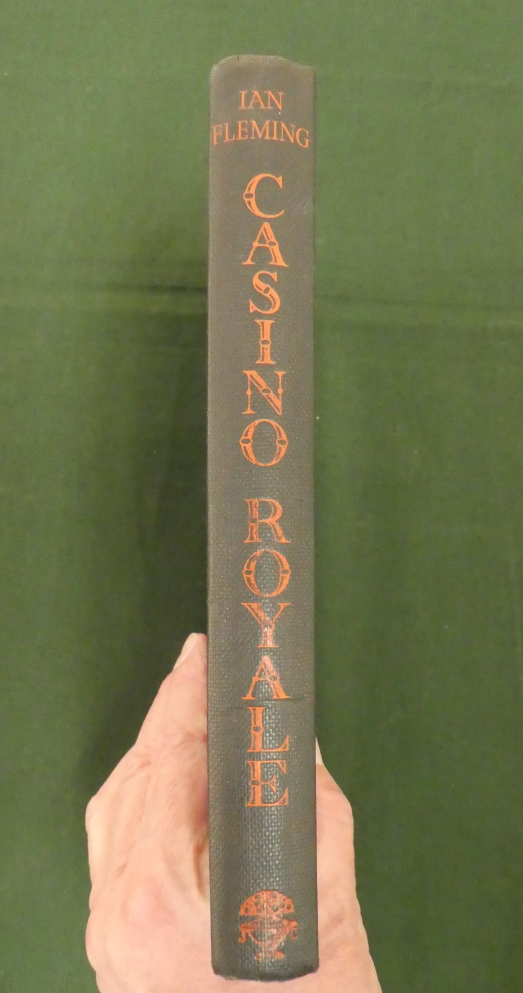 Fleming (Ian) Casino Royale, Cape, 1953, first edition, H.M.S Dolphin stamp and ink number to - Image 3 of 8