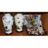 Modern decorative ceramics comprising four Bisque porcelain figures from the Royal Ballet series,