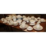 A Royal Worcester Royal Garden Elgar dinner service, ten place setting