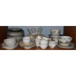 Assorted 18th and 19th century English pottery & porcelain, including numerous dishes (a.f.) (qty)