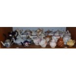 A large quantity of 18th to 20th century teapots, including British and Chinese examples a.f. (qty)