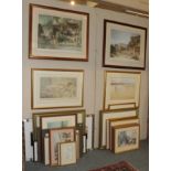 Various prints after William Russell Flint, gallery editions, some numbered and bearing blind stamps