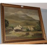 Sam Chadwick (1902-1992) Yorkshire landscape, signed, oil on board