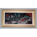 Richard Weisbrod (1906-1991) Still life, signed oil on board, 38cm by 90cm