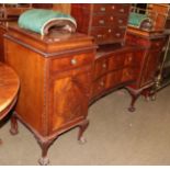 An early 20th century mahogany sideboard