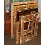 A collection of six picture frames to include four gesso and gilt examples (6)