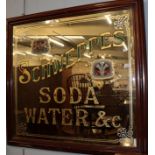 Schwepps soda water advertising mirror