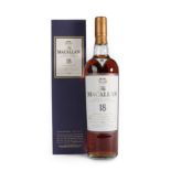 The Macallan Single Highland Malt Scotch Whisky 18 Years Old, distilled 1988, 43% vol 700ml, in