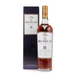 The Macallan Single Highland Malt Scotch Whisky 18 Years Old, distilled 1995, 43% vol 700ml, in