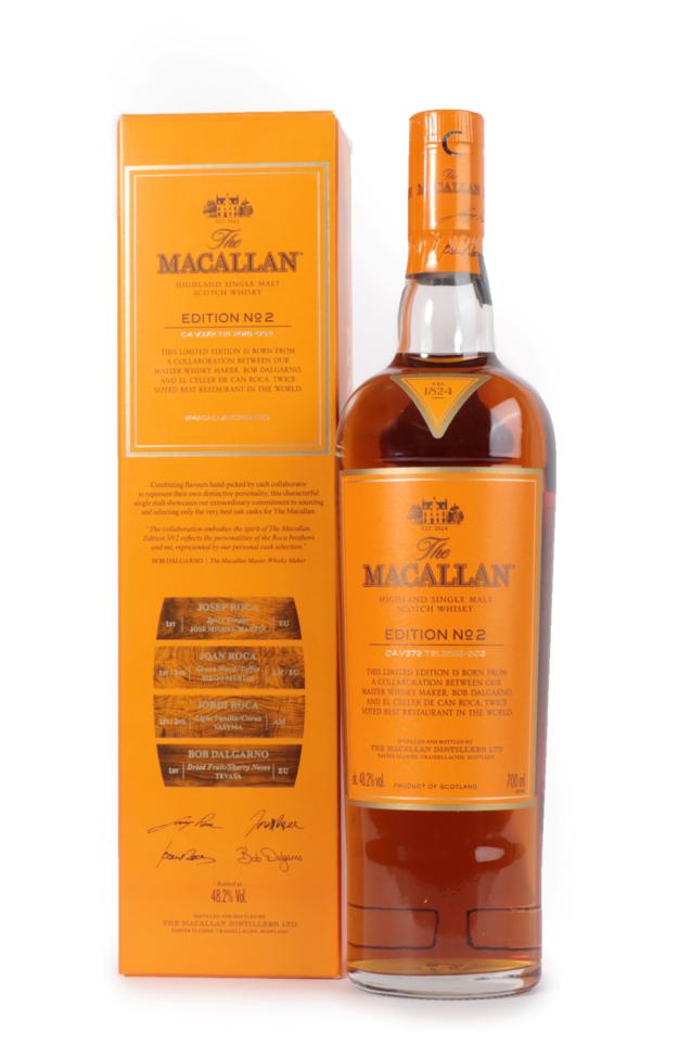 The Macallan Highland Single Malt Scotch Whisky Edition ? 2, C4.V372.T21.2016-002, 48.2% vol