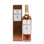 The Macallan Highland Single Malt Scotch Whisky 10 Years Old, 40% vol 700ml, in original cardboard