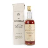 The Macallan Single Highland Malt Scotch Whisky 18 Years Old, distilled 1966, bottled 1984, 43%