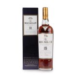 The Macallan Single Highland Malt Scotch Whisky 18 Years Old, distilled 1994, 43% vol 700ml, in