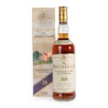 The Macallan Single Highland Malt Scotch Whisky 18 Years Old, distilled 1970, bottled 1988, 43%