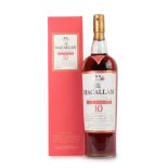 The Macallan Single Malt Highland Scotch Whisky 10 Years Old Cask Strength, 58.7% vol 1 Litre, in