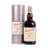 Glenfarclas 40 Years Old Highland Single Malt Scotch Whisky, 46% vol 700ml, in original cardboard