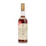 The Macallan Single Highland Malt Scotch Whisky 10 Years Old, 100° Proof, 57% vol 70cl (one bottle)