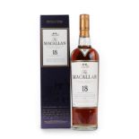 The Macallan Single Highland Malt Scotch Whisky 18 Years Old, distilled 1991, 43% vol 700ml, in