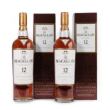 The Macallan Highland Single Malt Scotch Whisky 12 Years Old, 40% vol 700ml, in original cardboard