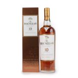 The Macallan Highland Single Malt Scotch Whisky 10 Years Old, 40% vol 700ml, in original cardboard