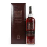The Macallan Oscuro Highland Single Malt Scotch Whisky, 46.5% vol 700ml, in a suede-lined gilt-