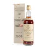 The Macallan Single Highland Malt Scotch Whisky 18 Years Old Special Selection 1964, bottled 1982,