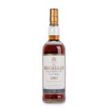 The Macallan Single Highland Malt Scotch Whisky 18 Years Old, distilled 1983, 43% vol 700ml (one