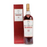 The Macallan Cask Strength Highland Single Malt Scotch Whisky 10 Years Old, 58.4% vol 1 Litre, in