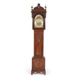 ~ A Mahogany Eight Day Longcase Clock, signed Wetherald, BPP Wearmouth, circa 1780, arched pediment,