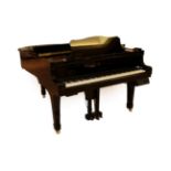 A Yamaha Disklavier 6'1'' Bright Ebonised Grand Piano, 2003 model CS, serial number 6045642, on