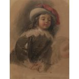 Frederick Goodall RA (1822-1904) Study of child of Charles I and Queen Henrietta Maria Signed, mixed