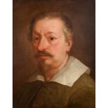 Attributed to Francesco Albani (1578-1660) Italian Self portrait Oil on canvas, 46.5cm by 37cm