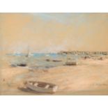 Léon Augustin L'Hermitte (1844-1925) French ''Plage Trouville, France'' Signed, inscribed verso,