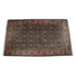 Large Indian Ziegler Design Carpet Late 20th/early 21st century The dove grey field with columns