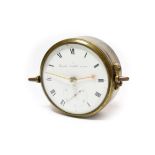 A One Day Marine Chronometer Movement, signed Barraud, Cornhill, London, no.214, early 19th century,