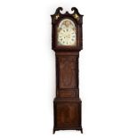 A Mahogany Thirty Hour Longcase Clock, signed F.Walker, Maryport, early 19th century, swan neck