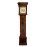 A Walnut Eight Day Longcase Clock, signed Tho Taylor Junr, Holborn, London, early 18th century, flat