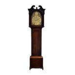 A Scottish Mahogany Eight Day Longcase Clock, signed Willm Dobbie, Falkirk, Number 371, circa