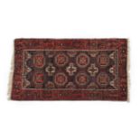 Balouch Rug Persian/Afghan Frontier, circa 1900 The field with two columns of octagonal güls