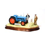 Border Fine Arts 'A Major Decision' (Fordson Major E1ADDN Tractor), model No. JH92 by Ray Ayres,