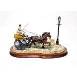 Border Fine Arts 'Delivered Warm' (Horse-drawn baker's van), model No. B0040 by Ray Ayres, limited