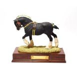 Border Fine Arts 'Champion of Champions' (Gold Edition), model No. L140C by Anne Wall, limited