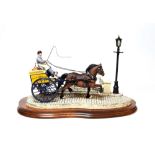 Border Fine Arts 'Delivered Warm' (Horse-drawn baker's van), model No. B0040 by Ray Ayres, limited